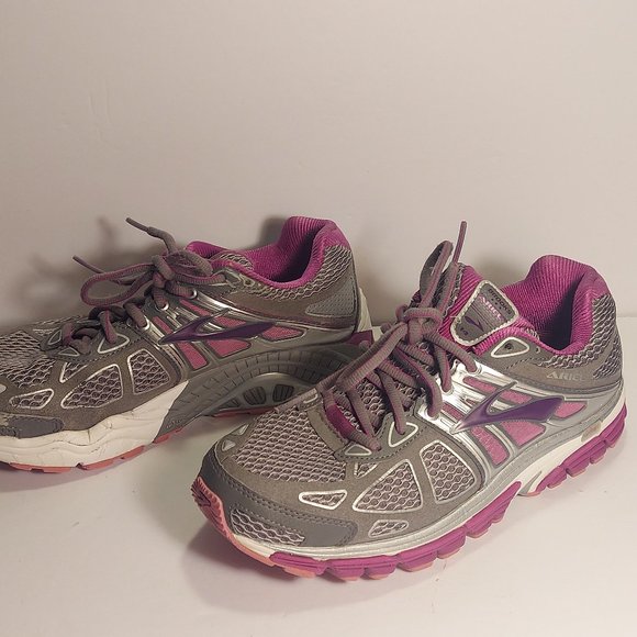 Brooks Ariel 14 Smoked Pearl Grey Purple Running  Inside tag worn UK 7 is US 9 - Picture 4 of 8